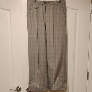 Ladies Tommy Hilfiger Plaid Wide Leg Skacks